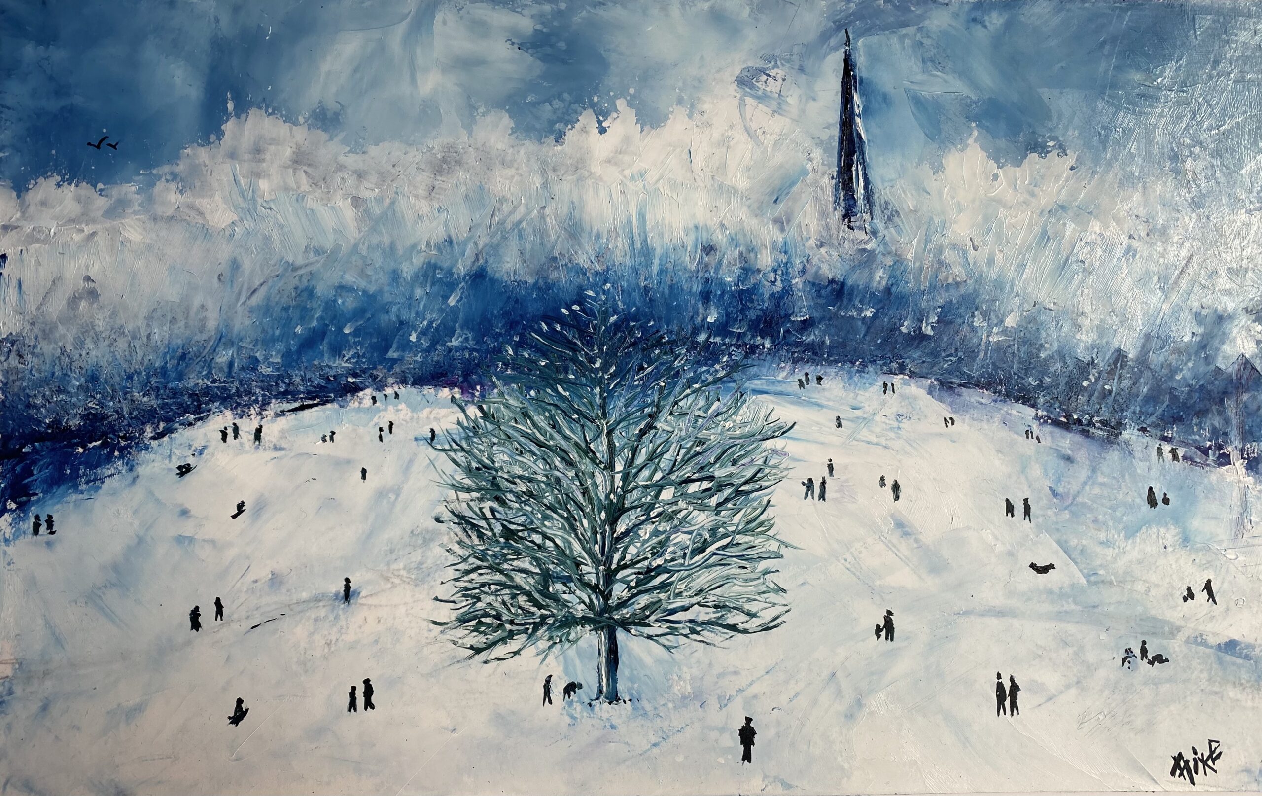 021 Harrow-on-the-Hill in Winter