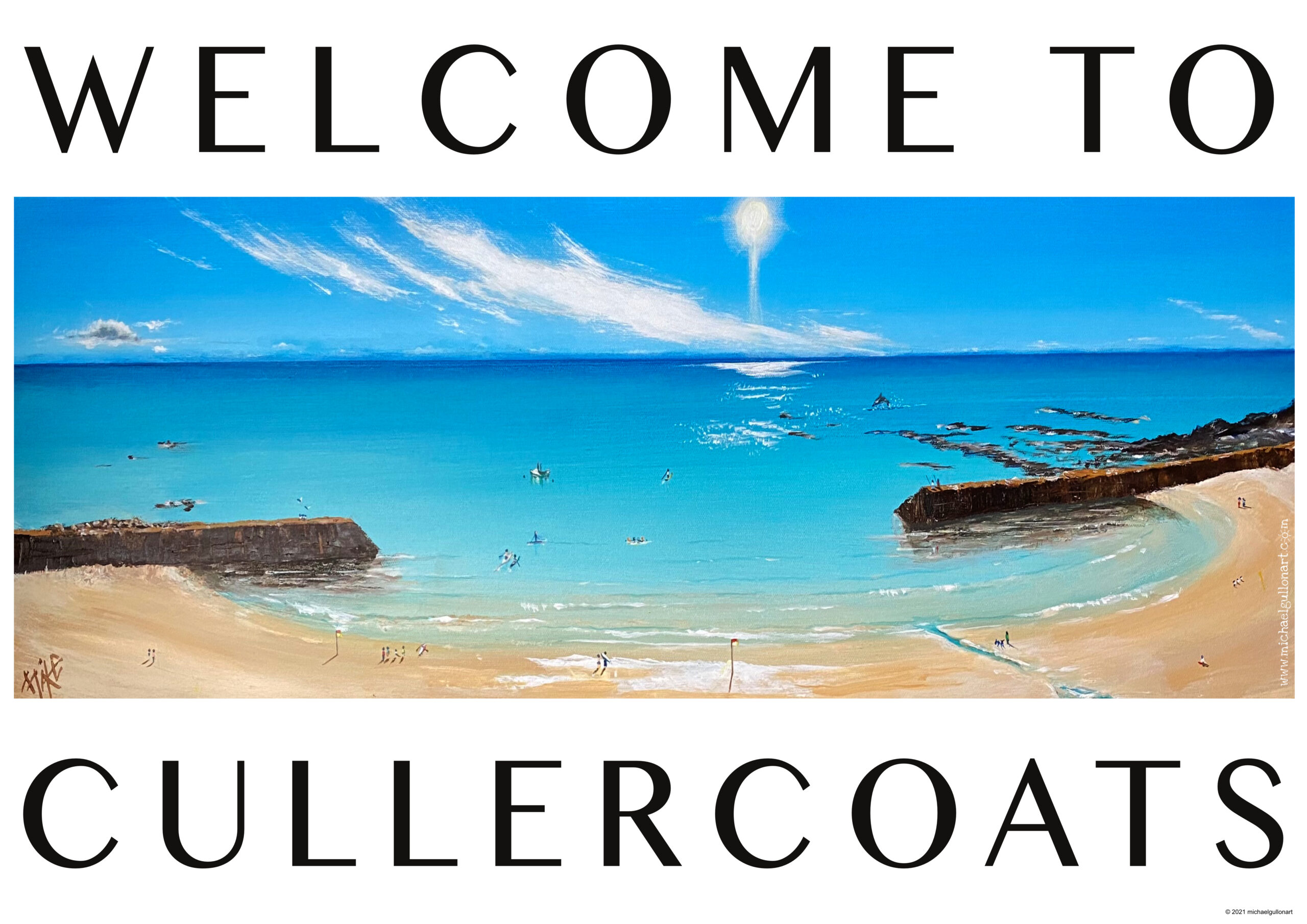 Cullercoats Bay poster